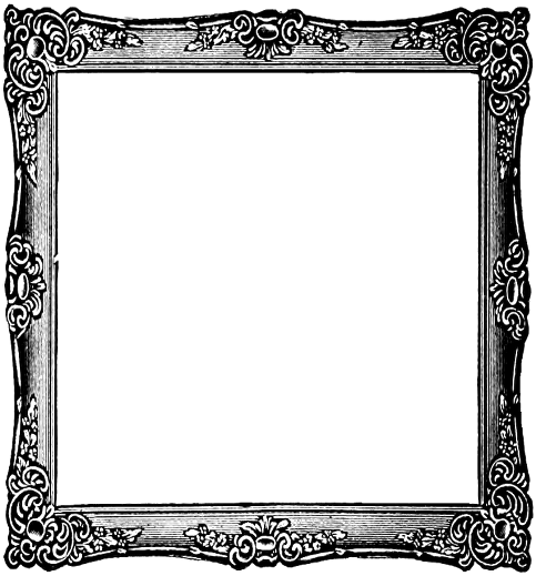 Krb1 Fullsizerender Fancy Border Frame Clipart Clipart - Vintage Picture Frame Clip Art (483x519)