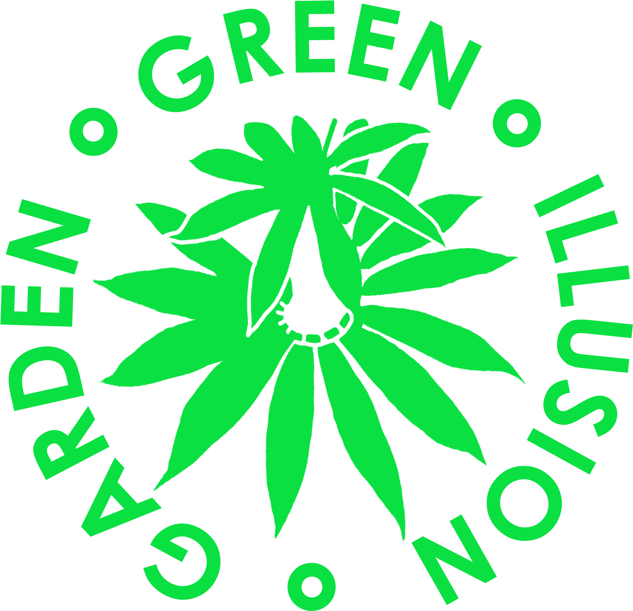 Green Illusion Garden - Festival (2880x3151)