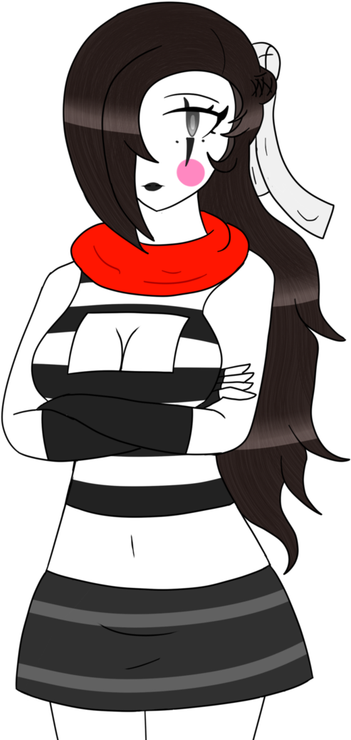 View Collection - Mime Girl Drawing (763x1046)