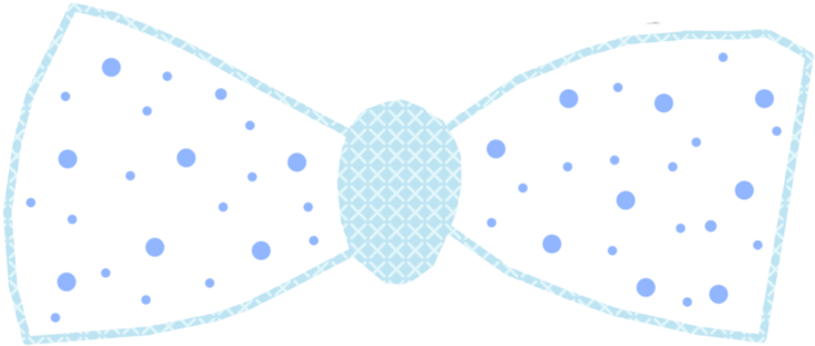 Cute Bow - Polka Dot (894x894)