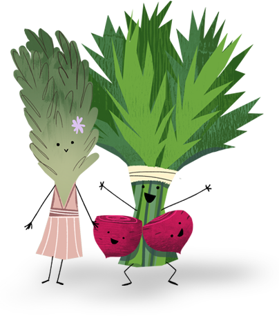 Edible Garden Is Made Up Of Local Farmers Who Grow - Illustration (404x458)