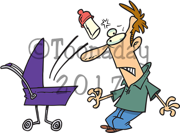 Dad And Baby Clip Art (600x450)