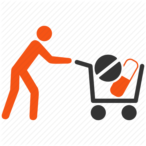 Search Clip Art Add, Bag, Basket, Business, Buy - Medical Shopping Cart (512x512)