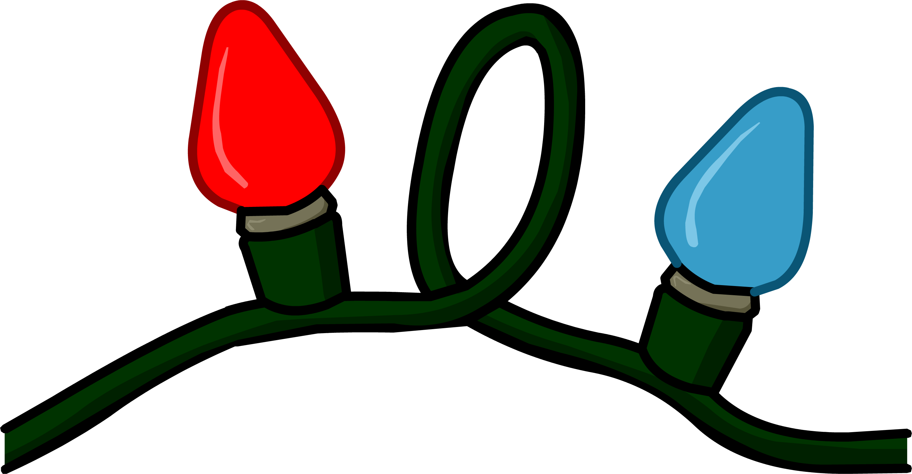 Graphics For Christmas Lights Animated Graphics - Club Penguin Christmas Lights (2980x1551)