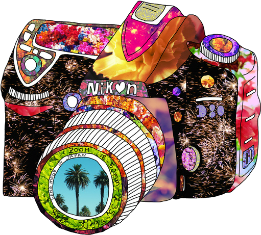 Camera Art Printmaking Drawing Clip Art - Camera Art Printmaking Drawing Clip Art (600x552)