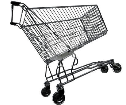 Transparent Color Wheel Clip Art At Clker - Carrinho De Supermercado Preto (550x366)
