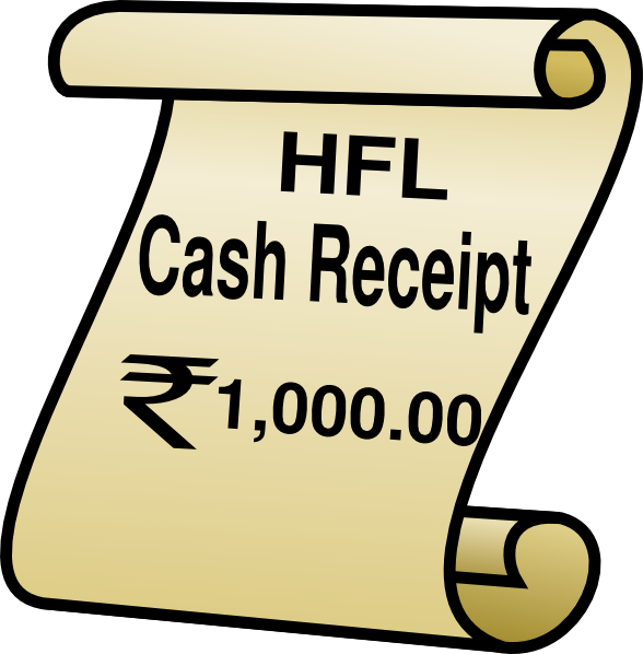 Receipt - Clipart - Receipt Clipart (588x598)