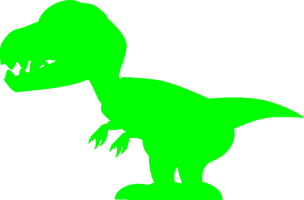 Projects Idea Trex Clipart Green Clip Art At Clker - Free T Rex Svg (600x394)