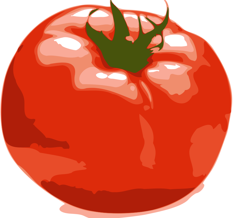 Clipart Tomato - Rotten Tomato Clipart (802x750)