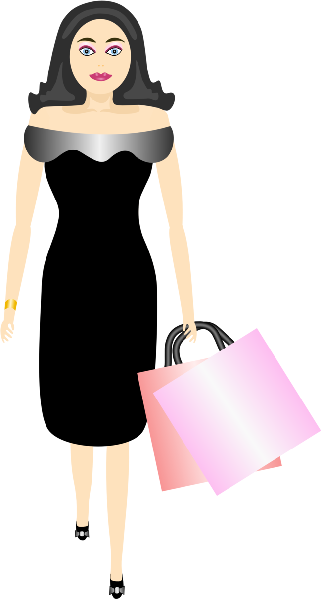 Glamour Girl Shopping - Bag (958x1355)