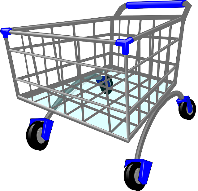 Caddy, Shopping Cart, Shopping Trolley, Trolley - Flamingo Quote (640x616)