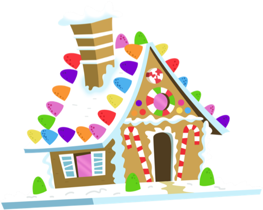 Breakfast With Santa Gingerbread House Decorating Contest - Gingerbread House Vector Free (553x443)