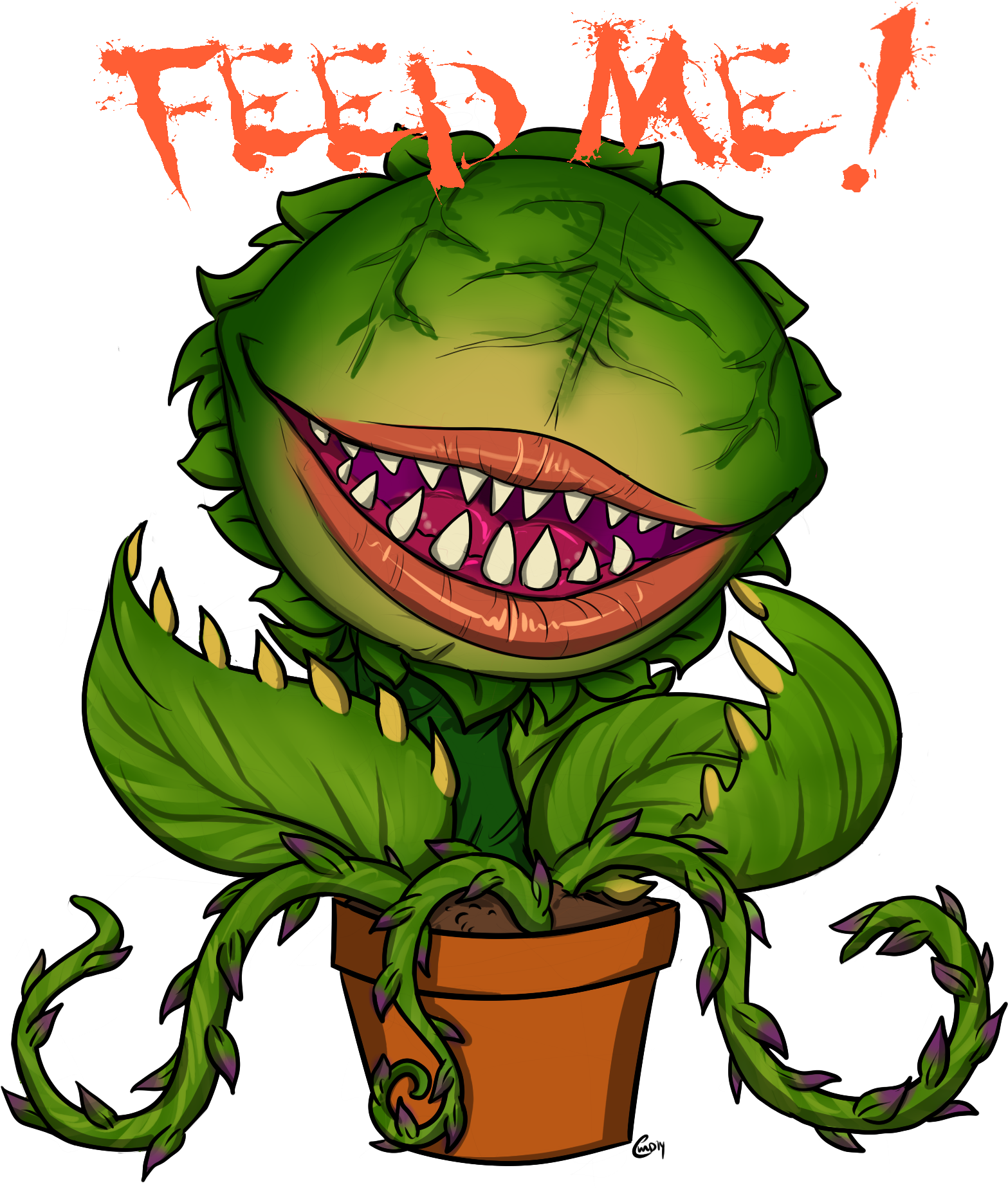 Little Shop Of Horrors Feed Me - Little Shop Of Horrors Feed Me (2000x2000)