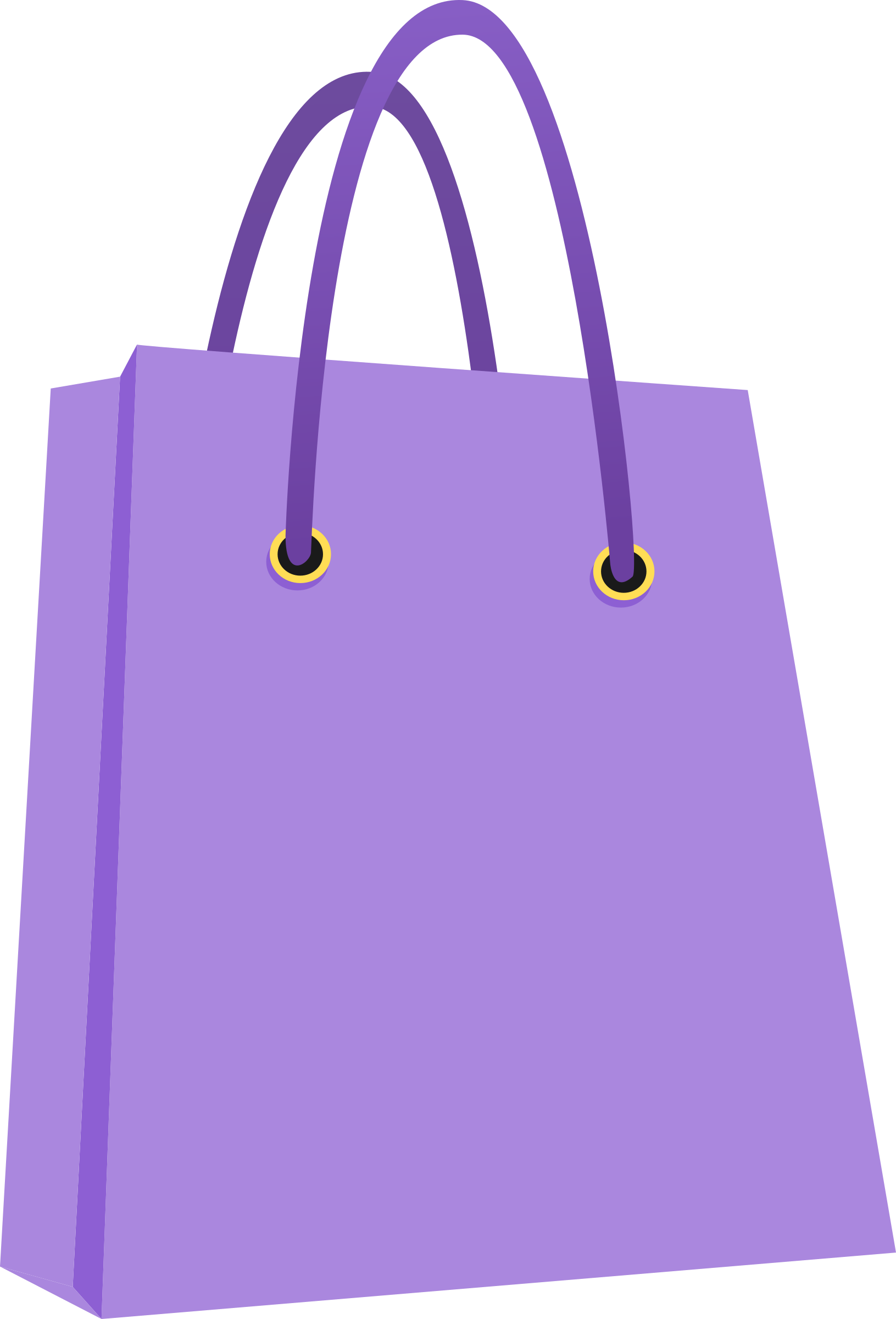 Big Image - Clip Art Shopping Bag (1631x2400)