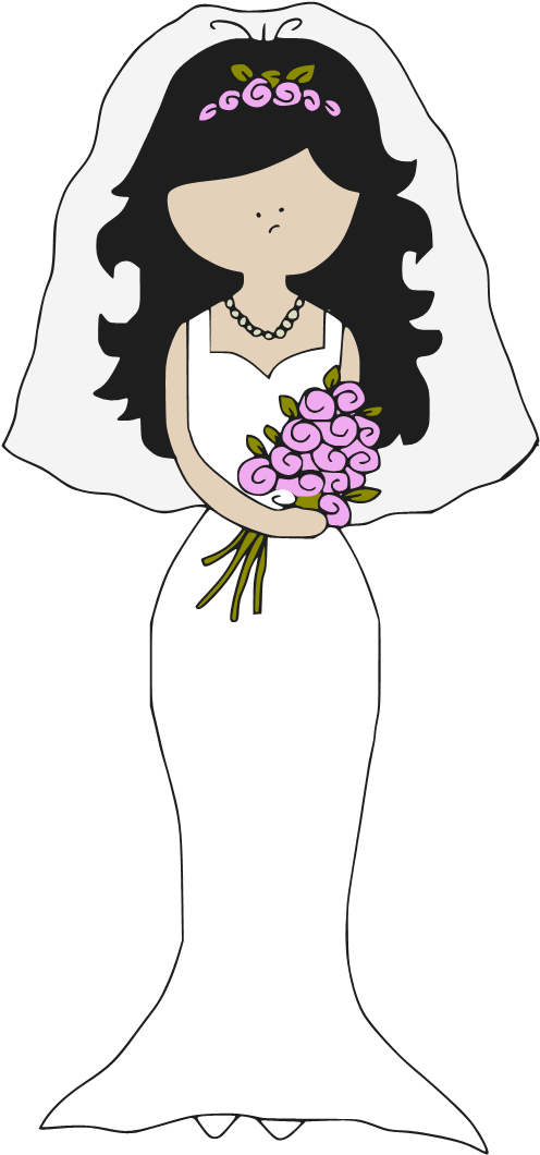 Bridegroom Bachelorette Party Bridal Shower Clip Art - Clip Art Bridal Shower Png (517x1081)