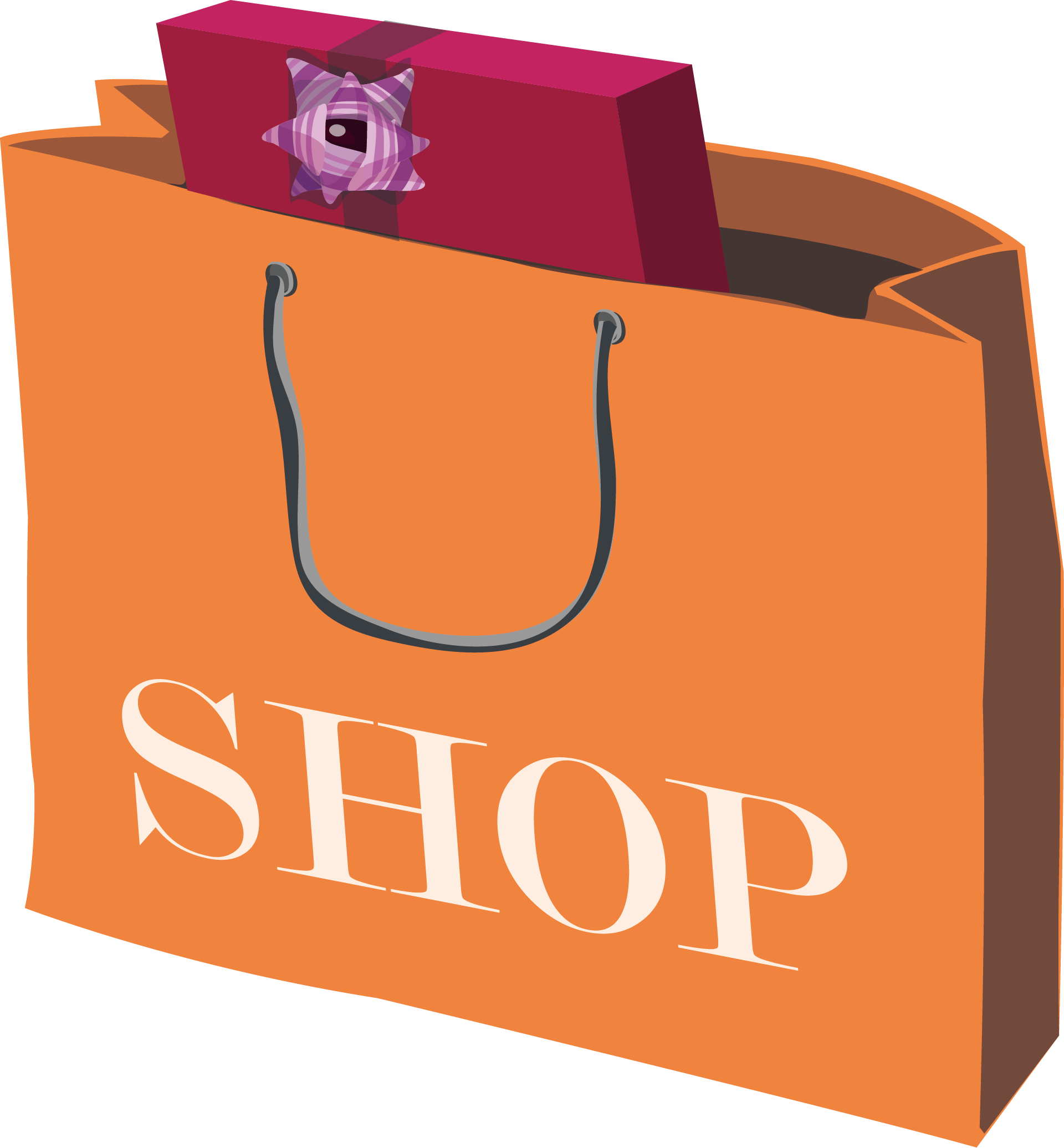 Shopping Bag Paper Gift Clip Art - Bag (1920x2071)