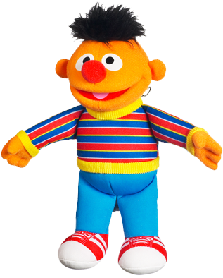 Playskool Sesame Street Sesame Street Pals - Hasbro Sesame Street Mini Plush - Ernie (400x400)
