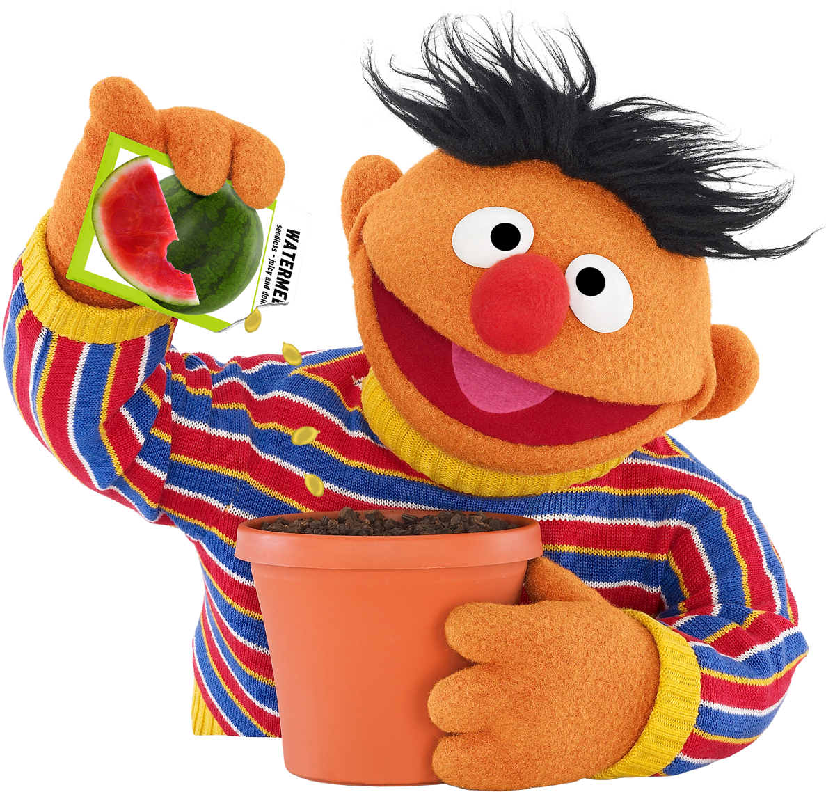 Ernie - Ernie Sesame Street Png (1200x1165)