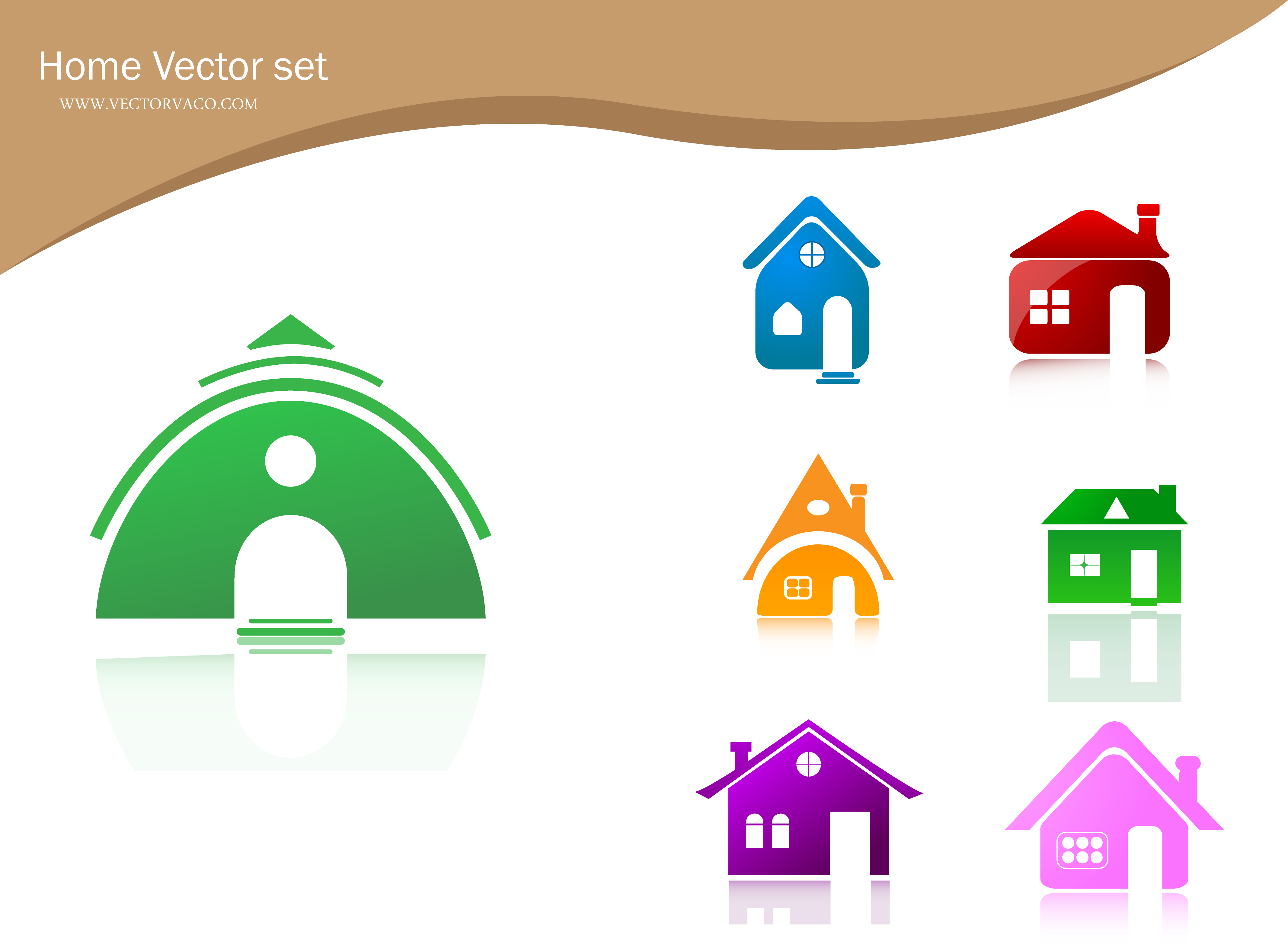 Free Vector Home Icons Free Vector - Icon 3d Home Page (4267x3143)