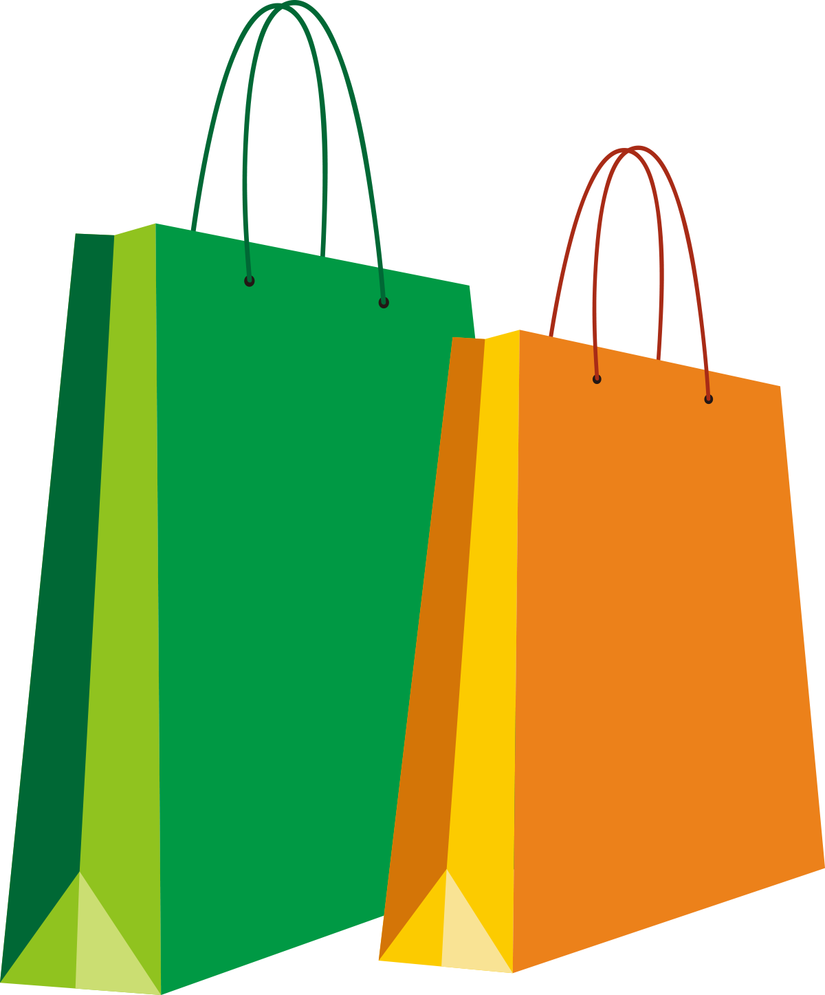 Shopping Bag Shopping Bag Clip Art - Paper Bag Png Vector (1200x1446)
