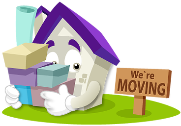 How We Can Help - Moving House Cartoon (375x385)