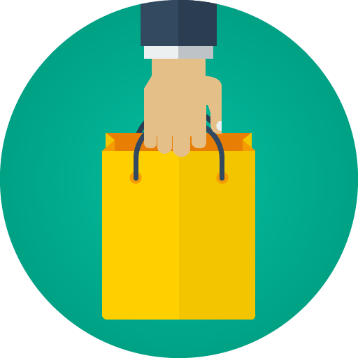 Cmg5 - Shopping Bag Icon Flat (512x512)