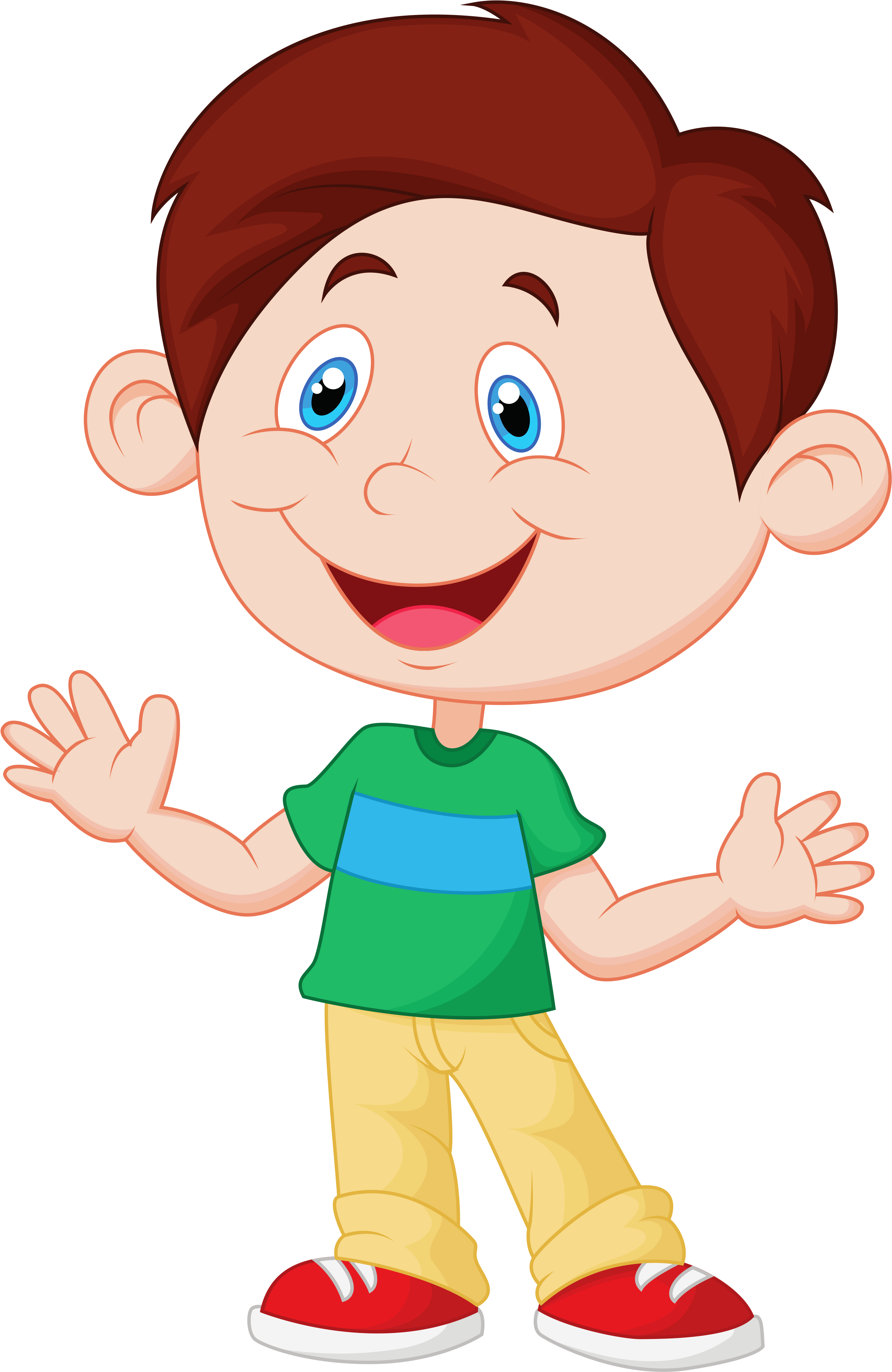 Cartoon Child Clip Art - Little Boy Cartoon (3167x4728)