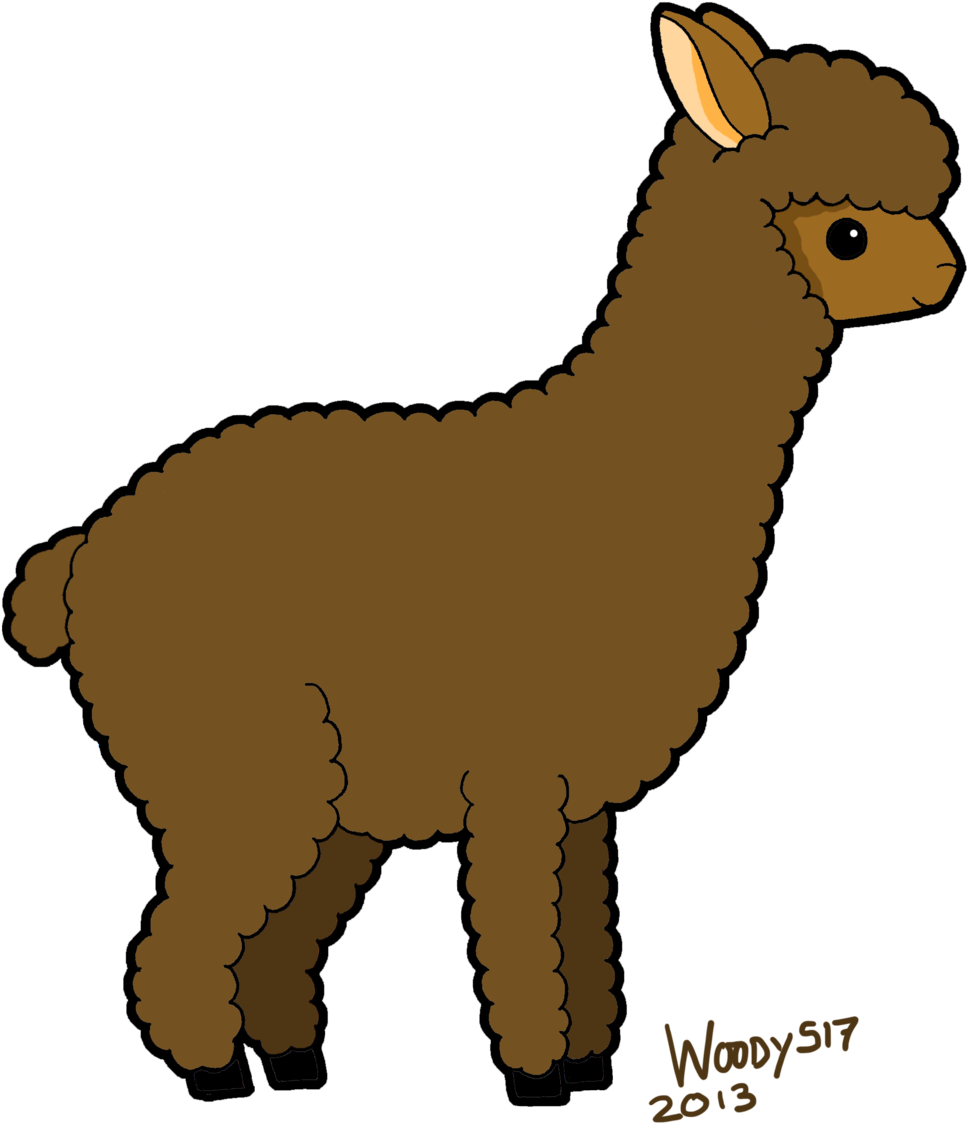 Alpaca Clipart Albino - Transparent Alpaca Clipart (1024x1302)