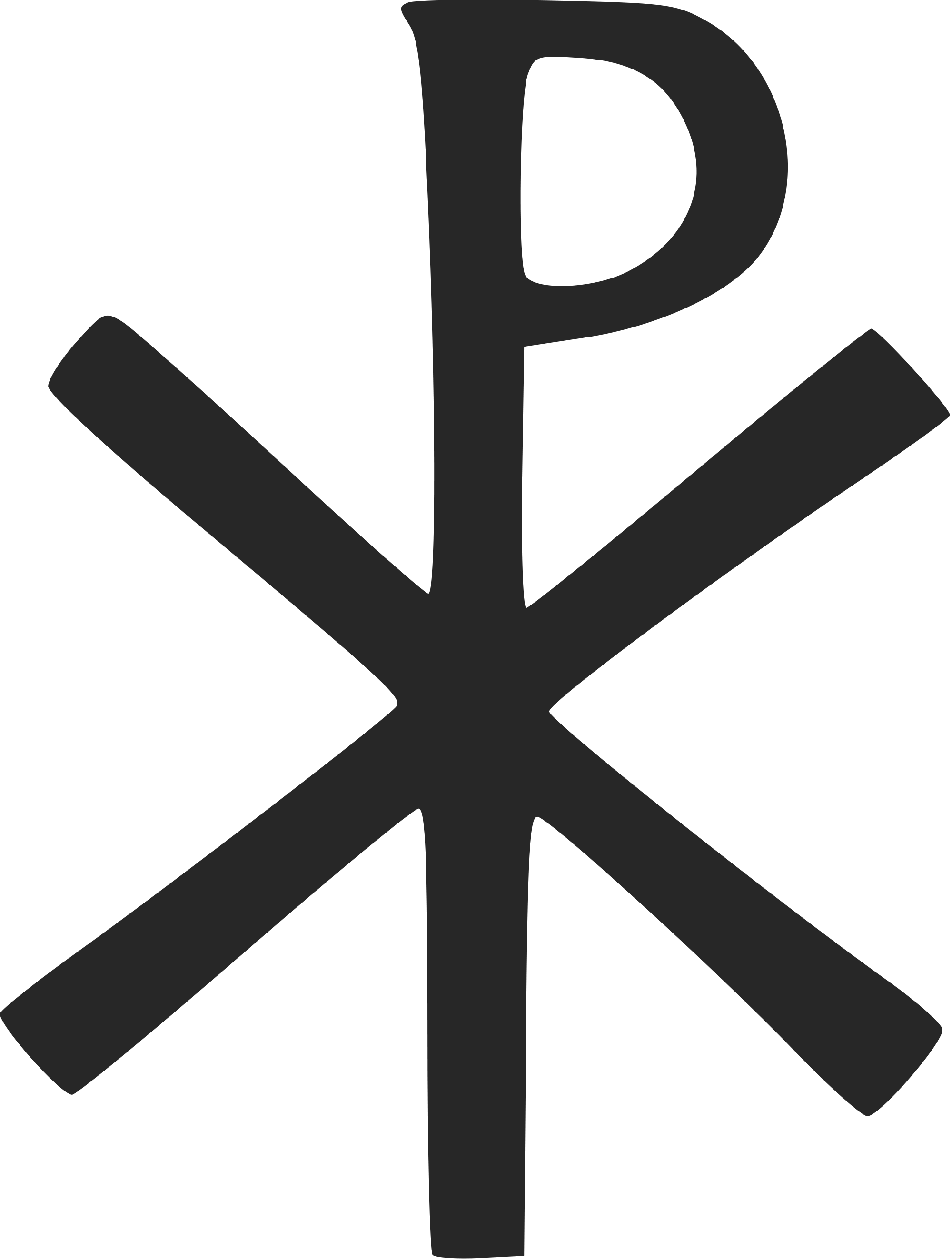 Christian Symbols Cliparts - Chi Rho (2000x2647)