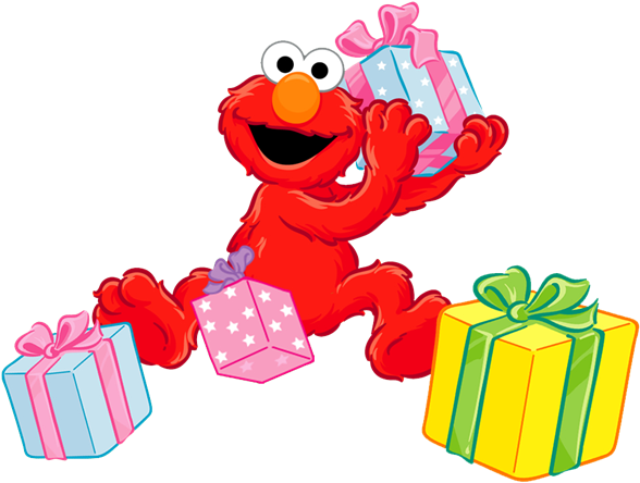 Sesame Street Elmo Clip Art - Happy 2nd Birthday Invitations (600x457)