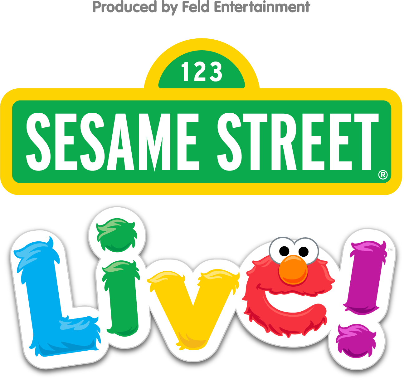 Sesame Street Clipart Logo - Sesame Street Live Let's Party (1295x1217)