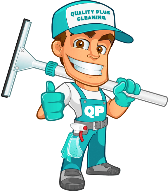 #1 Window Cleaning Call 527-1400 - Window Washer Cartoon (575x654)