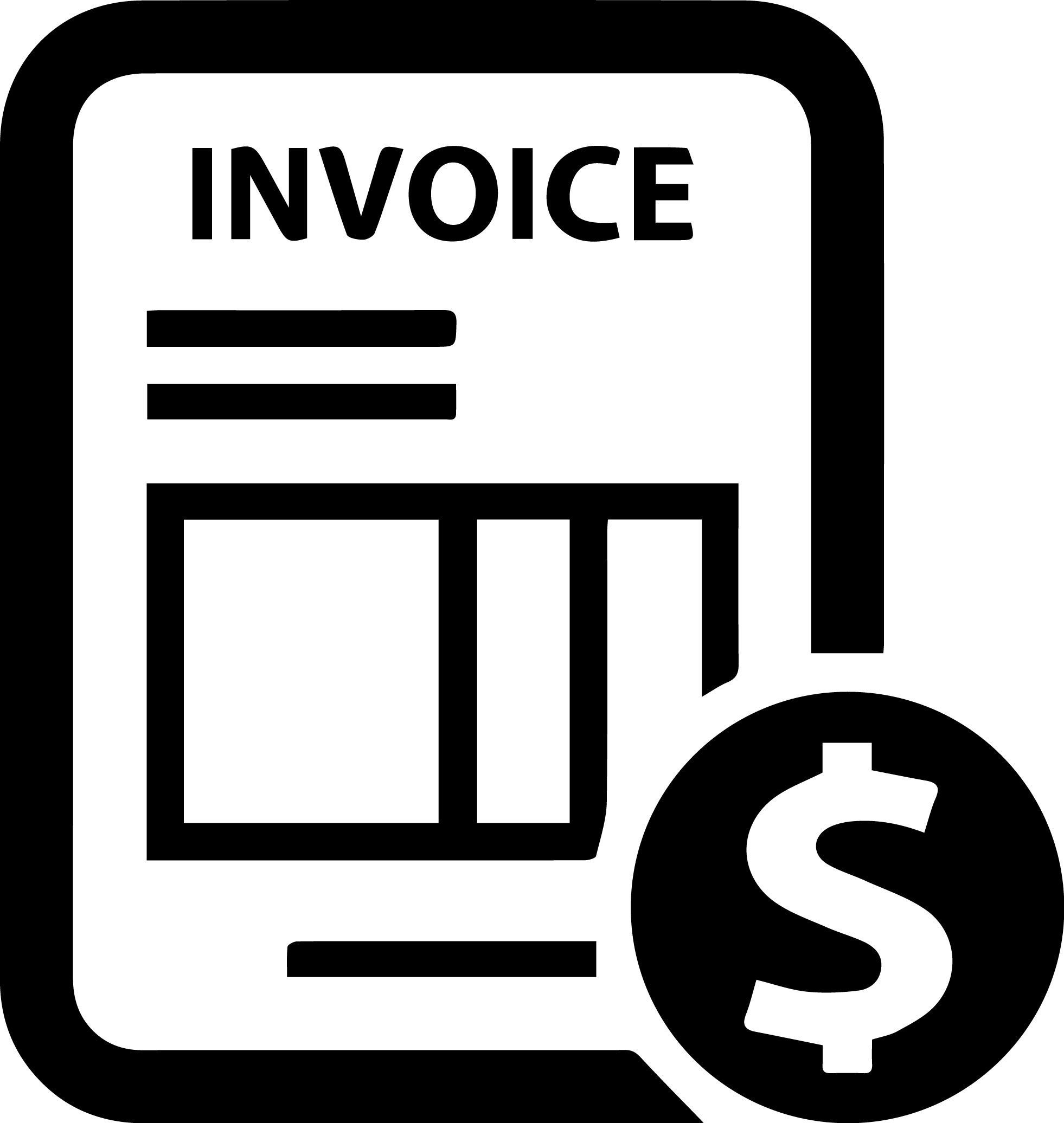 Integrated Trust And Office Ledgers, Simple Trust To - Accounting Icon White Png (1962x2072)
