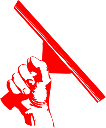 Squeegeelution, Squeegeepower, Window Cleaning Fist, - Window Cleaner (369x442)