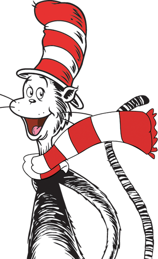 Clip Arts Related To - Cat In The Hat Christmas (319x521)