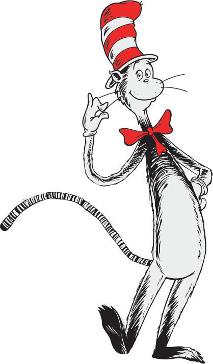 Cat In Hat Character1 - Cat In The Hat Knows Alot (418x712)