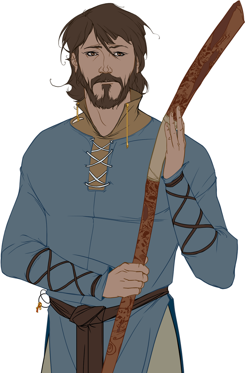 Eyvind - Banner Saga Characters (805x1217)