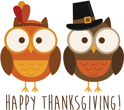 Owl Fall Clip Art - Happy Thanksgiving Day T-shirt T Shirt (440x400)