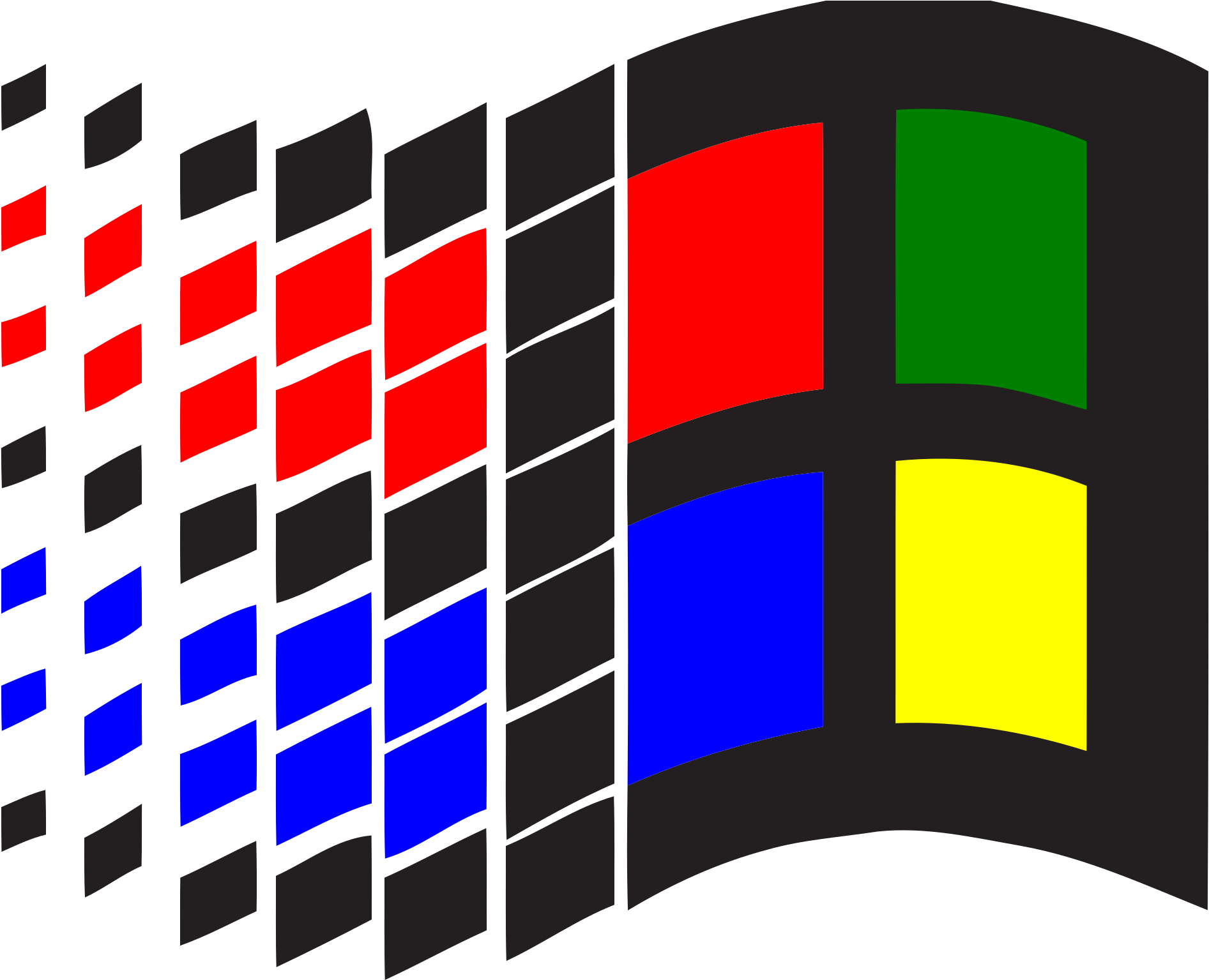 Open - Windows 3.1 Logo (2000x1550)