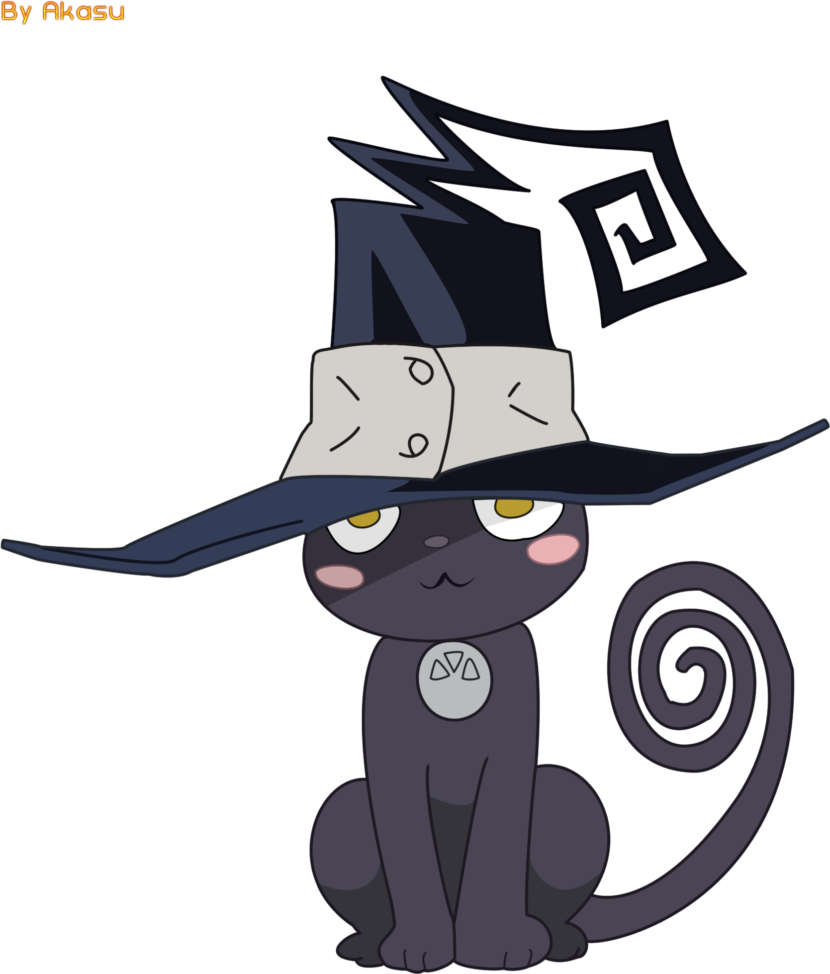 Blair-cat - Soul Eater Blair As A Cat (2000x2162)