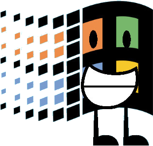 Windows 95 Logo - Microsoft Windows 3.0 Logo (420x340)