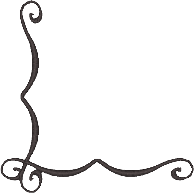 Simple Corner Borders Png (830x797)