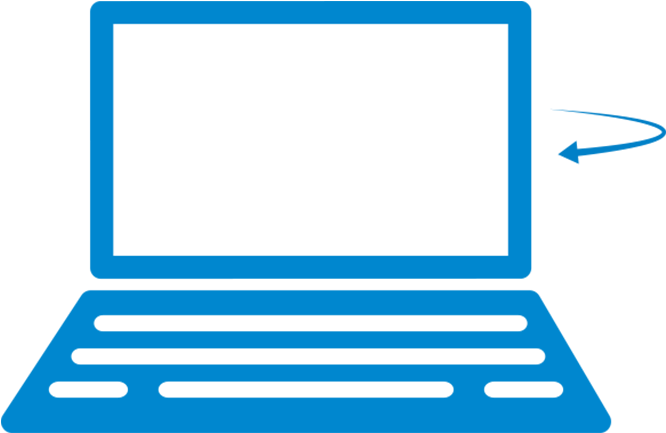 To Revert, Simply Spin The Screen Back Around Again, - 2-in-1 Pc (768x432)