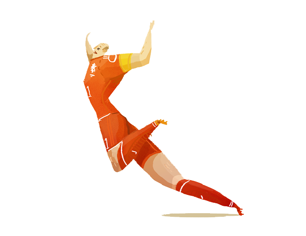 2014 Fifa World Cup Behance Illustration - World Cup (619x477)