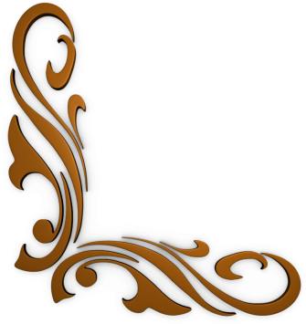 Big Corner Scrolls Clipart Png Images - Corner Scroll Png (400x400)