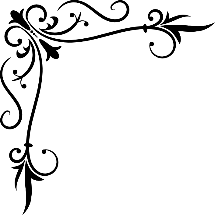 Corner Scroll Clip Art Png - Zelf Tegeltje Maken Gratis (706x706)