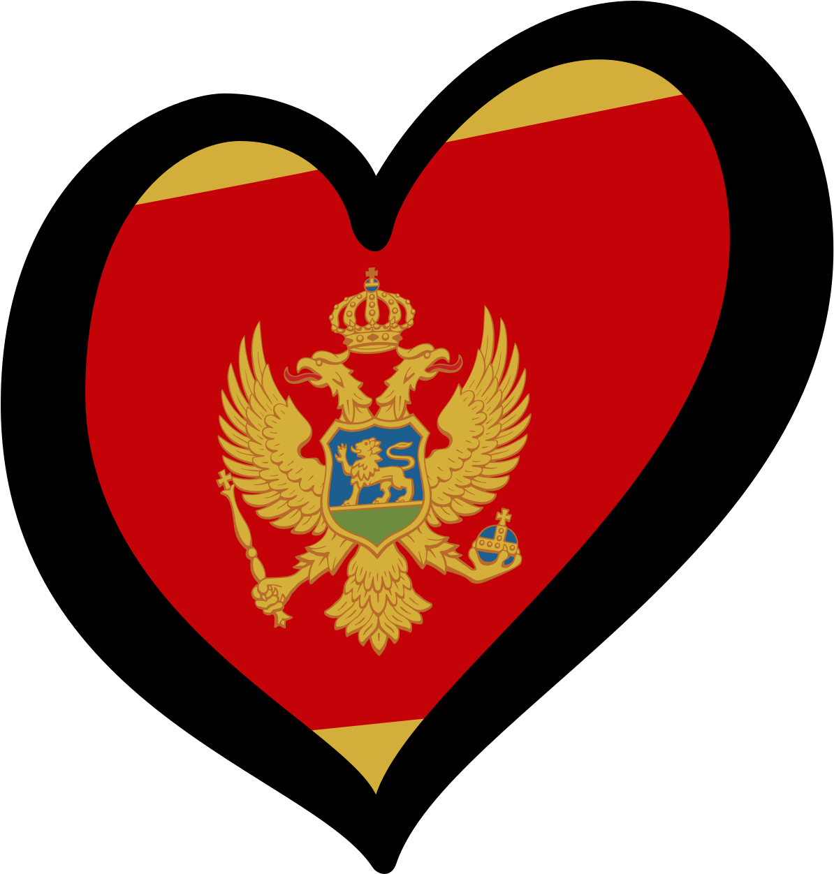 Kingdom Of Montenegro Flag Of Montenegro Montenegrin - Most Interesting Country Flags (1200x1261)