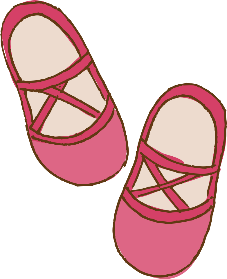 Slipper Flip-flops Shoe Drawing Clip Art - Zapatos De Bebe Animados (1000x1000)