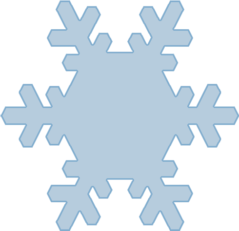 Snow Clipart Simple Snowflake - Animated Gifs Transparent Snowflake (531x524)
