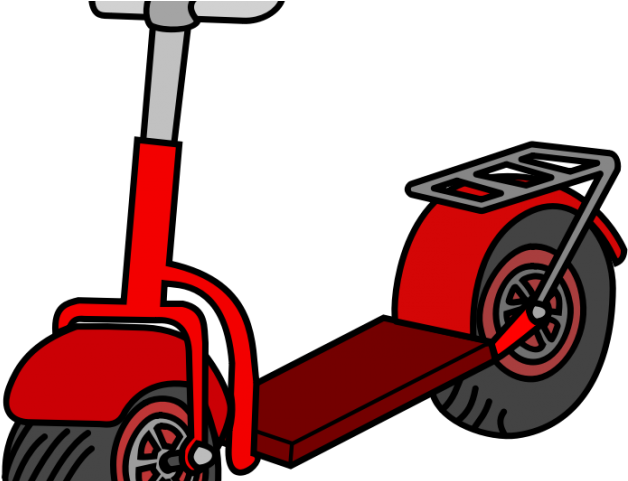 Scooter Clipart Transportation - Kick Scooter (640x480)